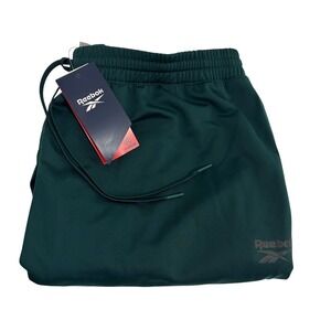 New Reebok Trackpants Men 2XL College Green RI Vector Knit Athletic Joggers NWT